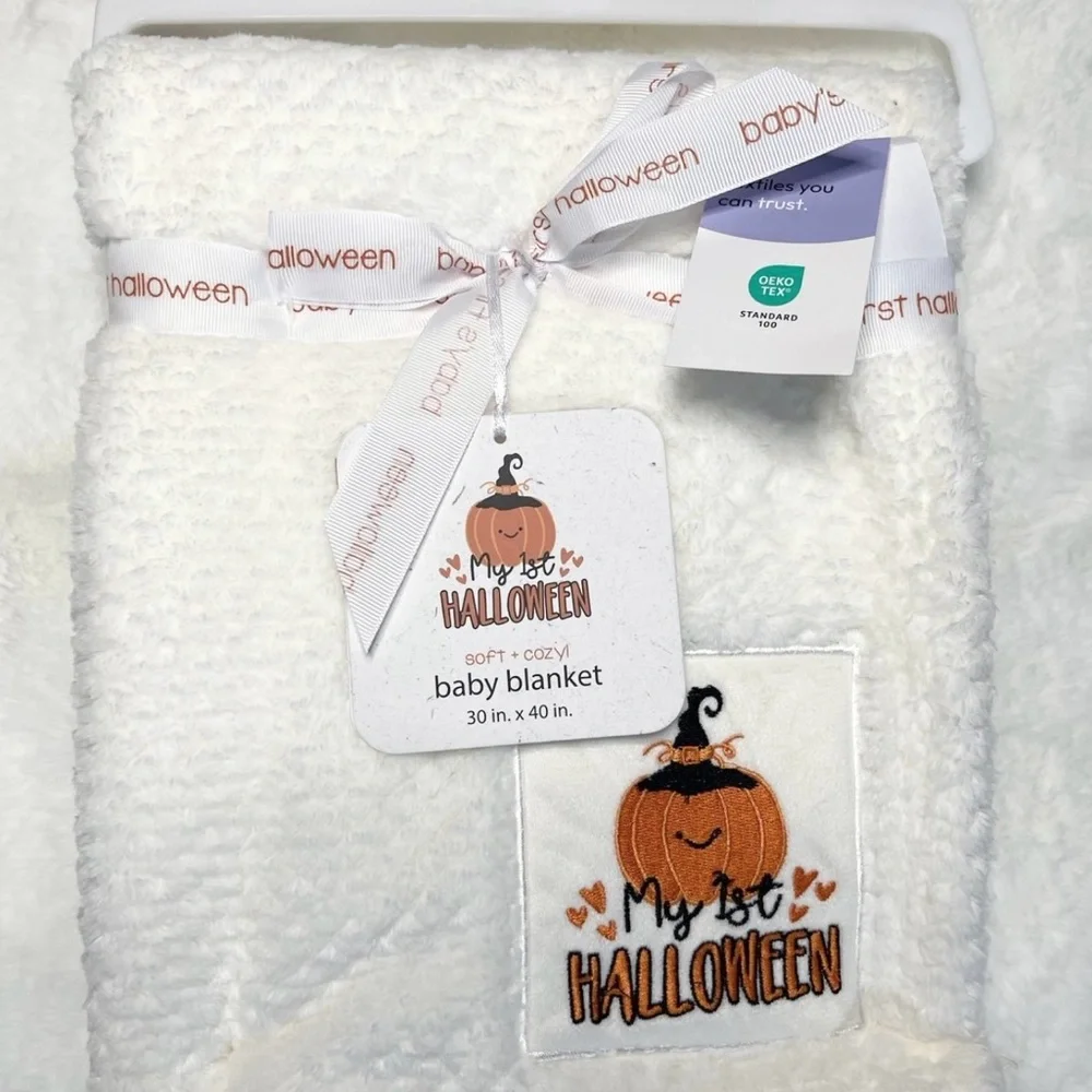 *NEW* My 1st Halloween Baby Blanket - Picture 5 of 6